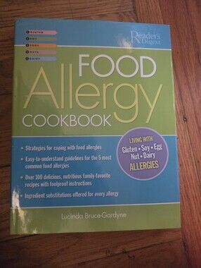Reader's Digest Food Allergy Cookbook Gluten Soy Egg Nut Dairy Allergies